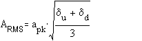 effective value of a triangle impulse waveform